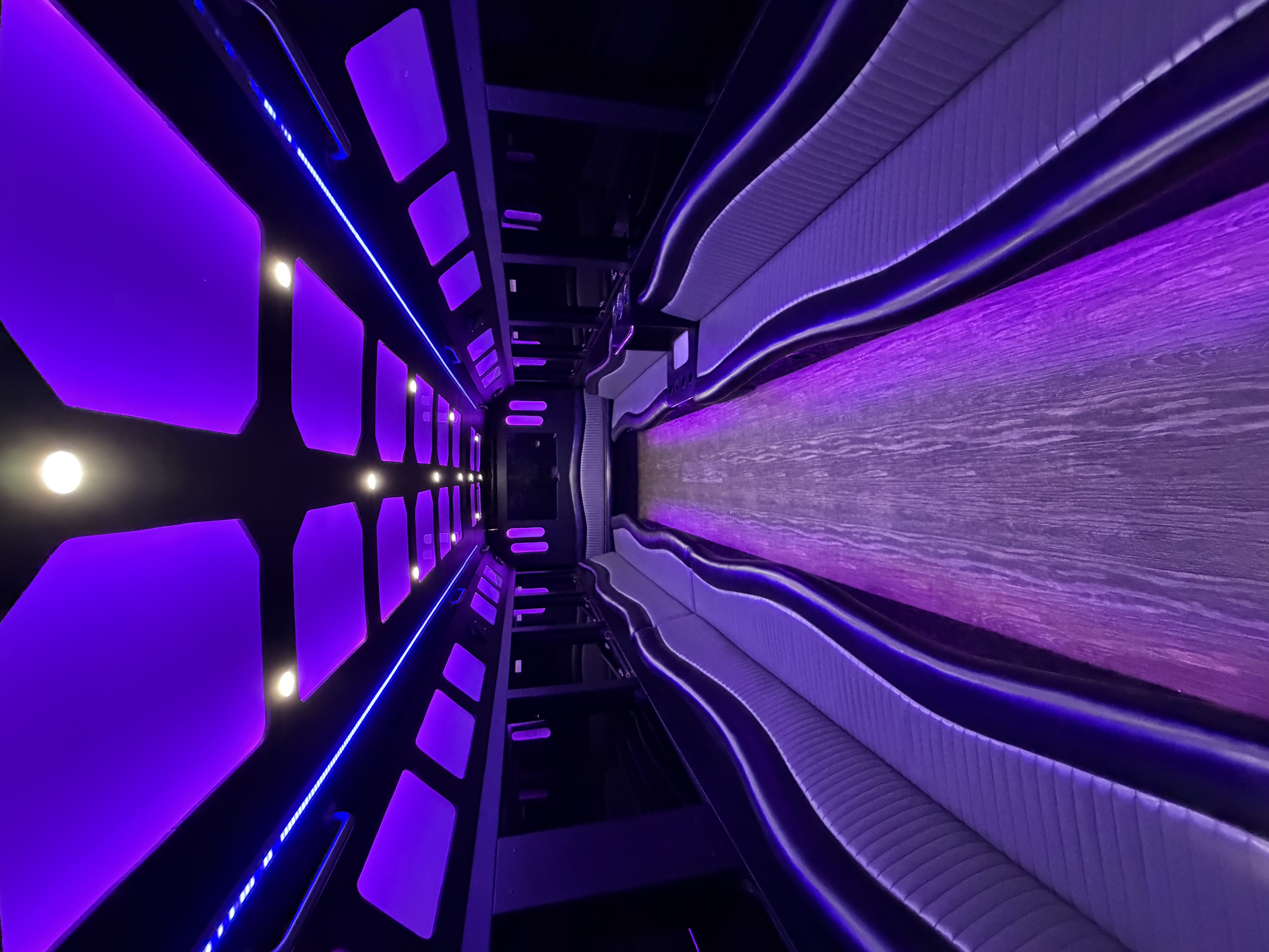Executive Party Bus Interior