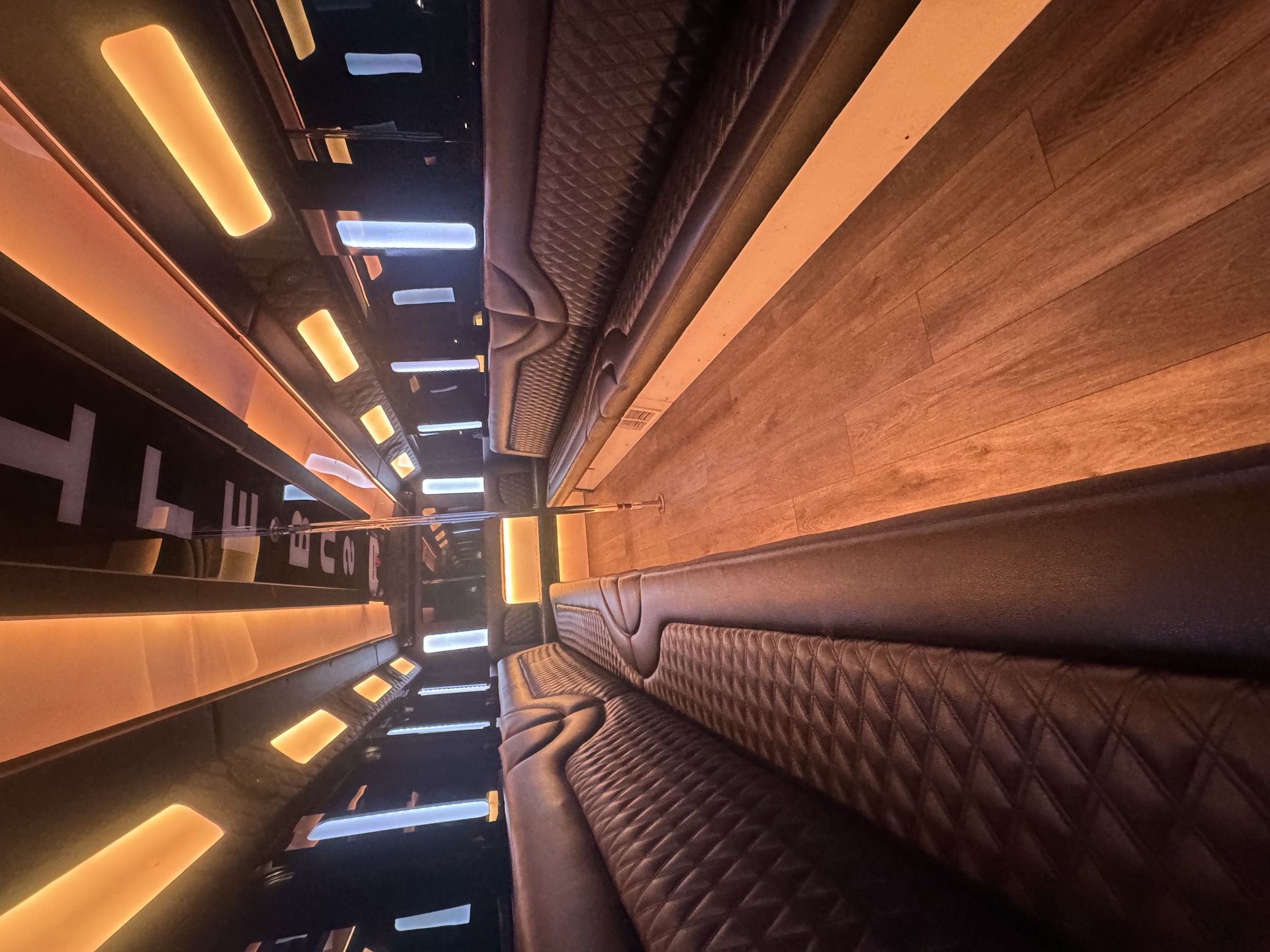 Luxury Party Bus Interior